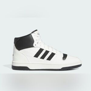 Adidas Black and White High-Top Sneakers